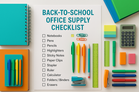 Back-to-School Office Supply Checklist for Teachers & Students