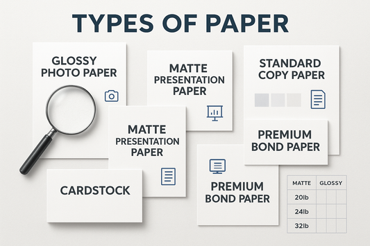 How to Choose the Right Paper for Printing and Presentations