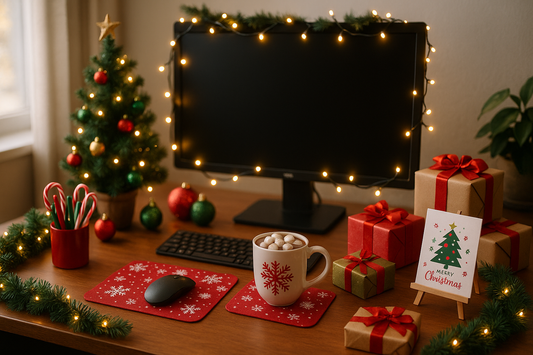 How to Decorate Your Desk for the Holidays