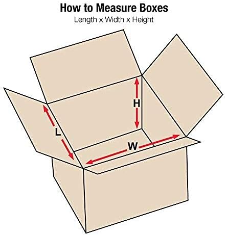 SAI Premium Corrugated Moving Box Cardboard Packaging Shipping Boxes Mailers Supplies for Gifts (8x6x4, Kraft (5pack))