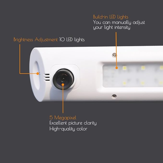 Digital Portable Overhead USB Distance Teaching Document Camera LV-1010 (White)