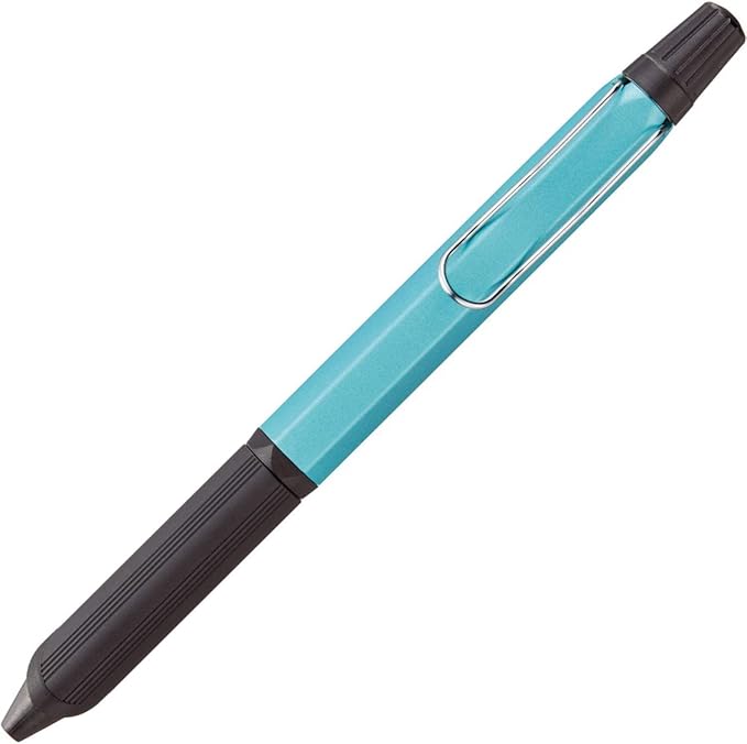 Uni Jetstream EDGE3 0.28mm Oil-based Ballpoint Pen Two-Tone Turquoise Body + Black/Red/Blue Refills, Sticky Notes Value Set