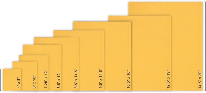 PackageZoom #7 14.5 x 20 Padded Envelopes Kraft Bubble Mailer Shipping Envelopes 50 Pack