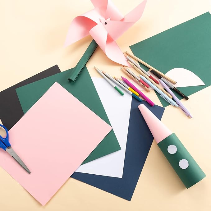 30 sheets Cardstock Paper 8 1/2 x 11 Inches for Crafts and Invitations (White)