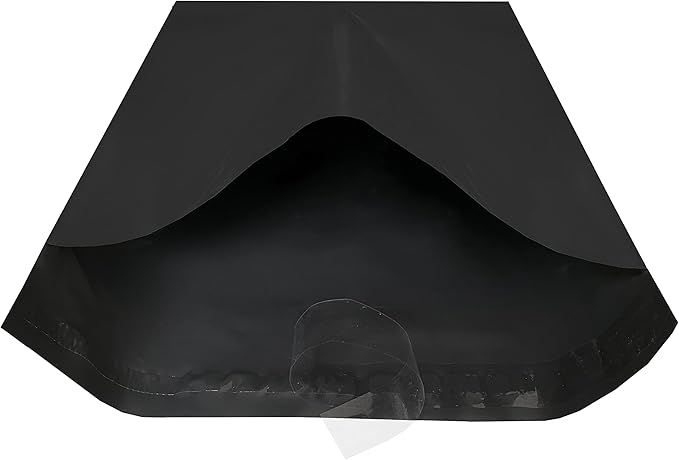 Colored Poly Mailers Pack of: Be creative with your packaging with Colored mailers (Black, 9" x 12" pack of 1000)
