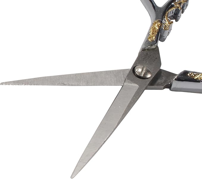 JubileeYarn Scrollwork Embroidery Craft Scissors - Silver - 10 Scissors