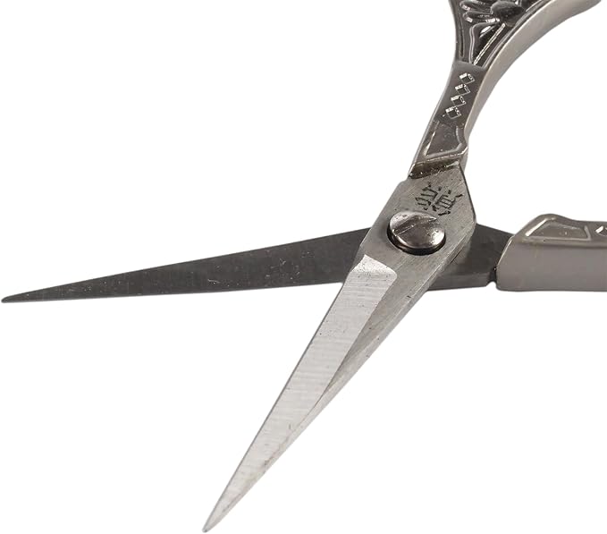 JubileeYarn Sun Motif Embroidery Craft Scissors - Bronze - 3 Scissors