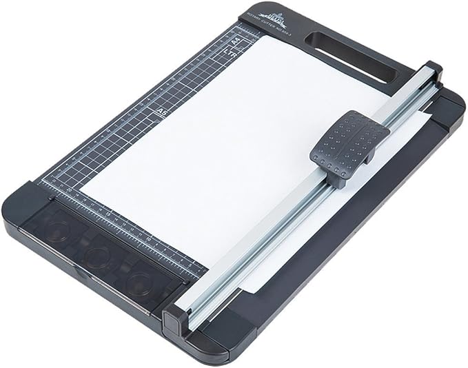 Jielisi 3-Way 12.6 Inch (A4 size) Rotary Trimmer Cutter Perforate & Scallop