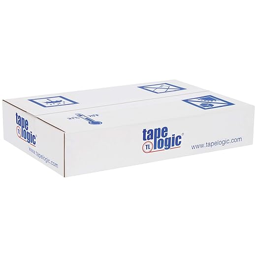 Aviditi Tape Logic 2 Inch x 110 Yard 2.2 Mil Red/White, Heavy Duty Packing Tape, "Fragile Handle with Care" 6 Pack, Perfect for Packing, Shipping, Moving, Home and Office