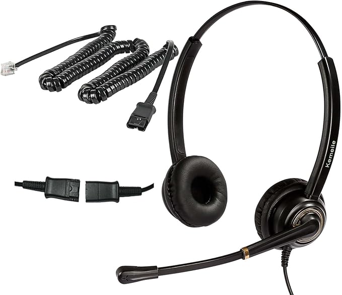 Cisco Phone Headset Corded RJ9 Telephone Headset with Noise Cancelling Mic Compatible with Cisco CP-7821 7841 7942G 7931G 7940 7941G 7945G 7960 7961G 7962G 7965G 7975G 8841 8861 9951 9971 etc