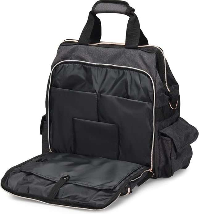 Nurse Mates Ultimate Nursing Bag | Multiple Compartments | Interior Laptop Compartment | Durable Zippers