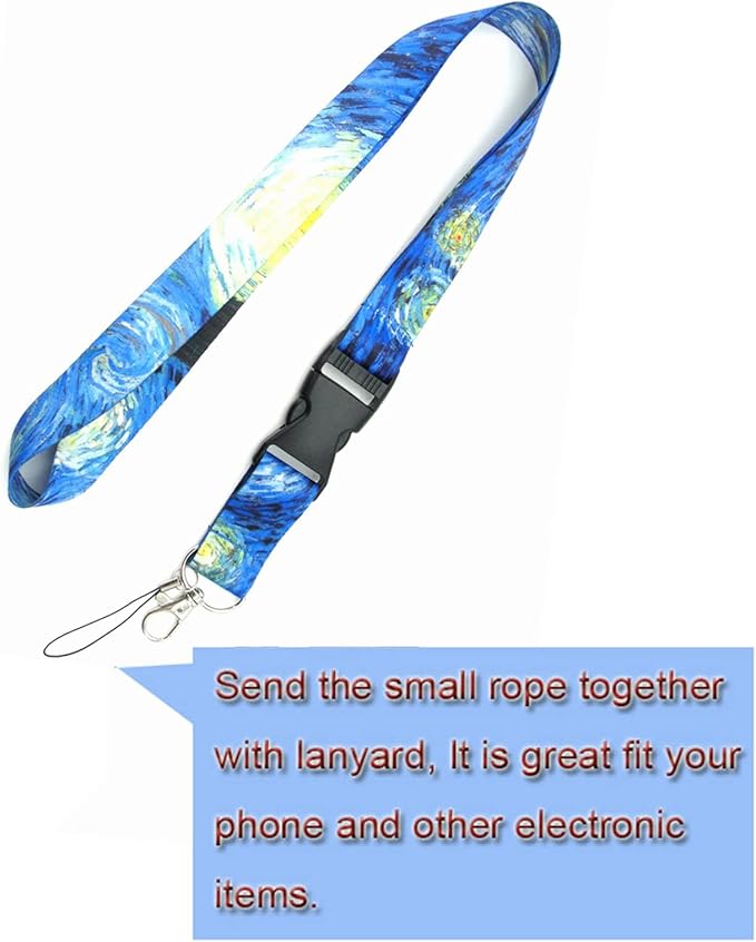 2Pack Detachable Lanyard with ID Badge Card Holder Silky Keychain Lanyards Keys Neck Strap with Metal Lobster Clip Clasp and Charm Hard Card Case for Women Men Adults (2)