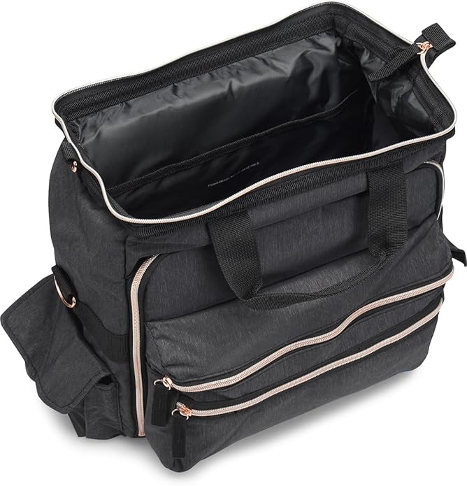 Nurse Mates Ultimate Nursing Bag | Multiple Compartments | Interior Laptop Compartment | Durable Zippers