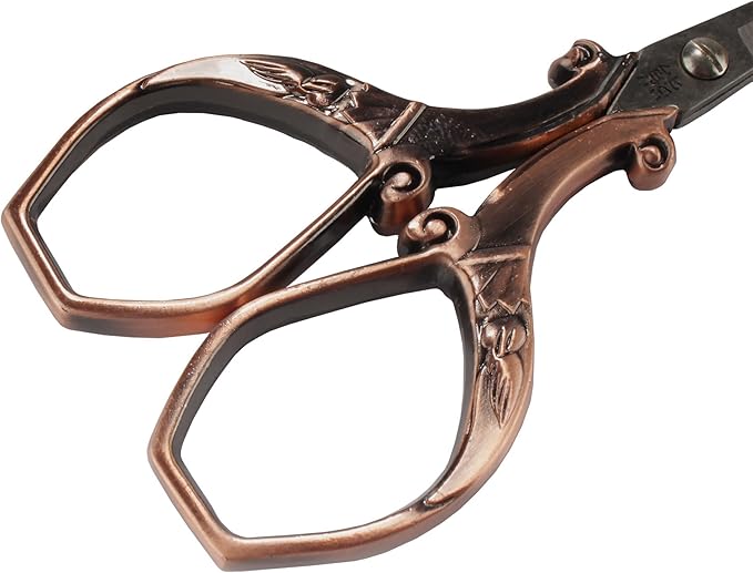 JubileeYarn Chinese Wing & Cloud Embroidery Scissors - Copper - 30 Scissors
