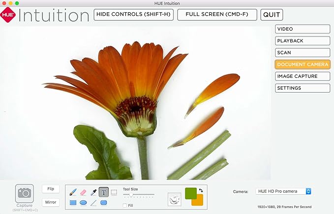 HUE HD Pro Flexible USB Video and Document Camera (Black)