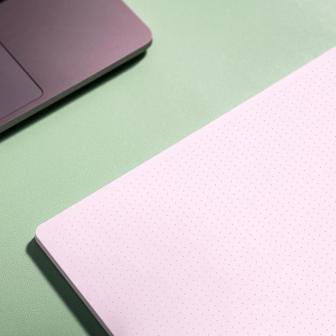 Notsu Dot Grid Notepads 11 x 17 inch | Large Dotted Memo Desk Pads with Premium Thick Paper 120gsm