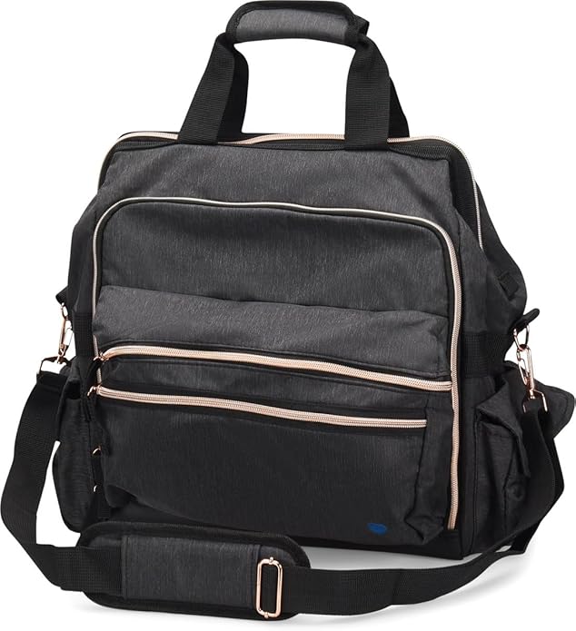 Nurse Mates Ultimate Nursing Bag | Multiple Compartments | Interior Laptop Compartment | Durable Zippers