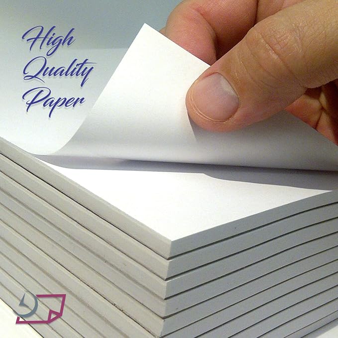NextDayLabels Memo Pads - Note Pads - Scratch Pads - Writing pads - 10 Pads with 50 sheets in Each Pad (11x17)