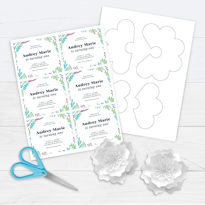 Printworks White Cardstock, Standard, 67 lb. Vellum, 92 Bright, 250 sheets, 8.5 x 11, For Office, Home & School Printing, Craft Projects (00564)