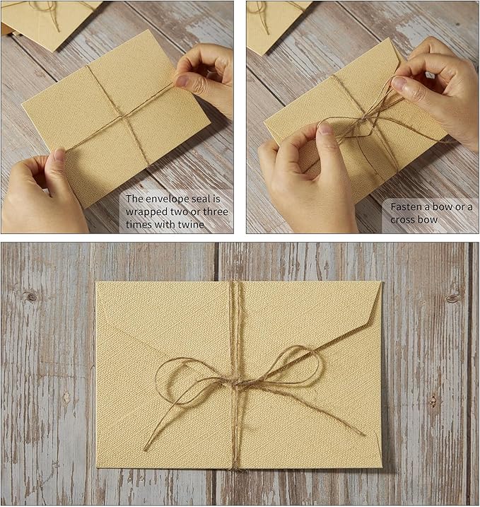 20 Pcs 4 x 6 Envelopes,A6 Envelopes, Card Envelopes, White Paper Envelopes, Invitation Envelopes, Postcard Envelopes(Yellow-20pcs)