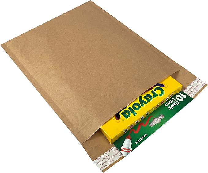 Honeycomb paper padded envelope sealable mailers (50, #2-8.5" x 11")