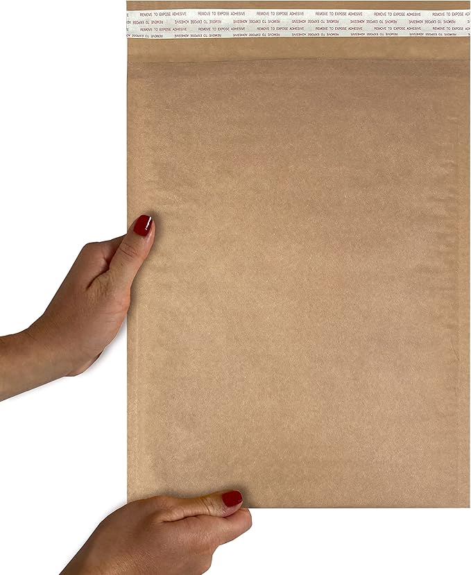 Honeycomb paper padded envelope sealable mailers (30, #5-10.5" x 15")