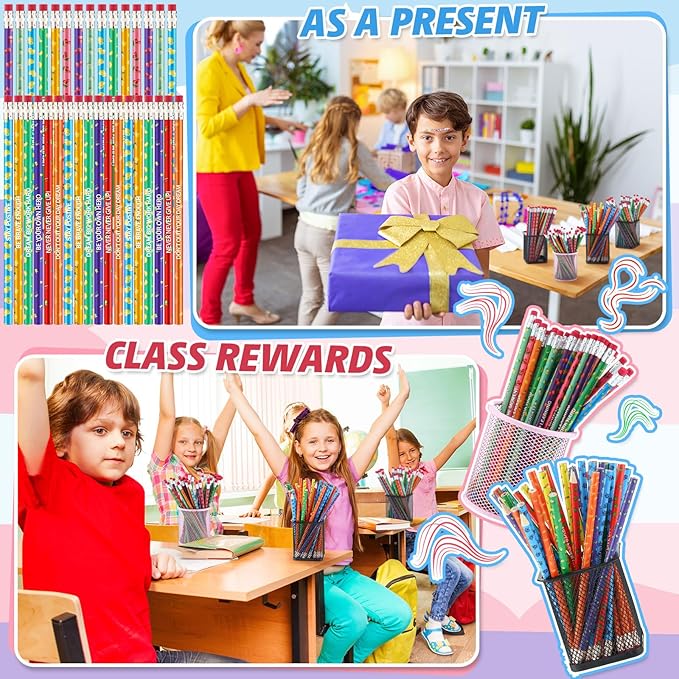 Gersoniel 720 Pcs Scented Pencils Bulk for Kids Inspirational Motivational Cute Fun Fruit Wood Smelly Graphite Pencils with Erasers for School Classroom Office Students Girls Boys Gifts Supplies
