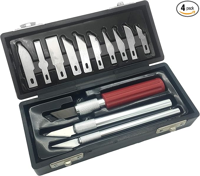 SMB Precision Hobby Knife Set (1/4/10/60) (4)