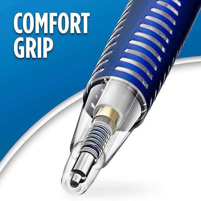 Paper Mate Clearpoint Mechanical Pencils 0.5mm, Break Resistant HB #2 Lead, School Supplies, Art Supplies, Drawing Supplies, Sketching Pencils, 2 Pencils, Black, 1 Lead Refill Set, 2 Erasers