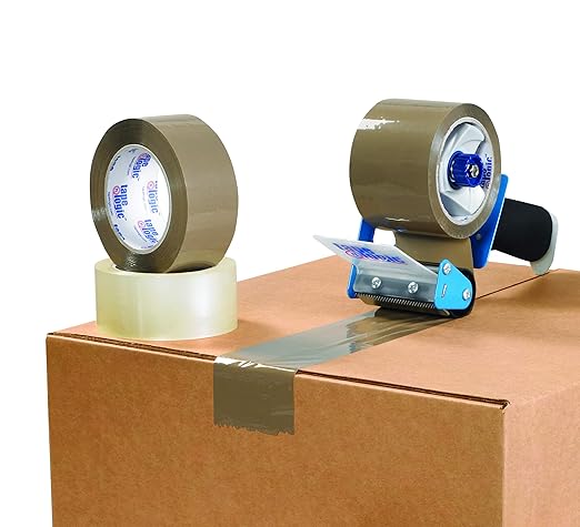 Aviditi Tape Logic 3 Inch x 55 Yard 3.5 Mil Tan, Heavy Duty Acrylic Packing Tape, 24 Pack, Perfect for Packing, Shipping, Moving, Home and Office (T905350T)