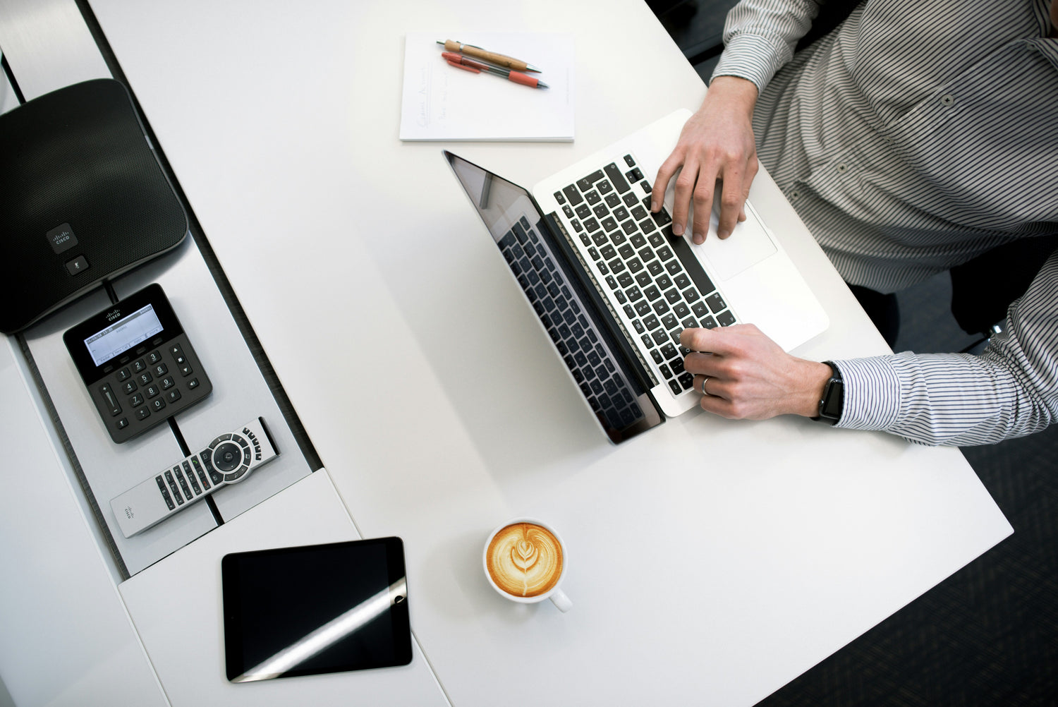 Working in the office