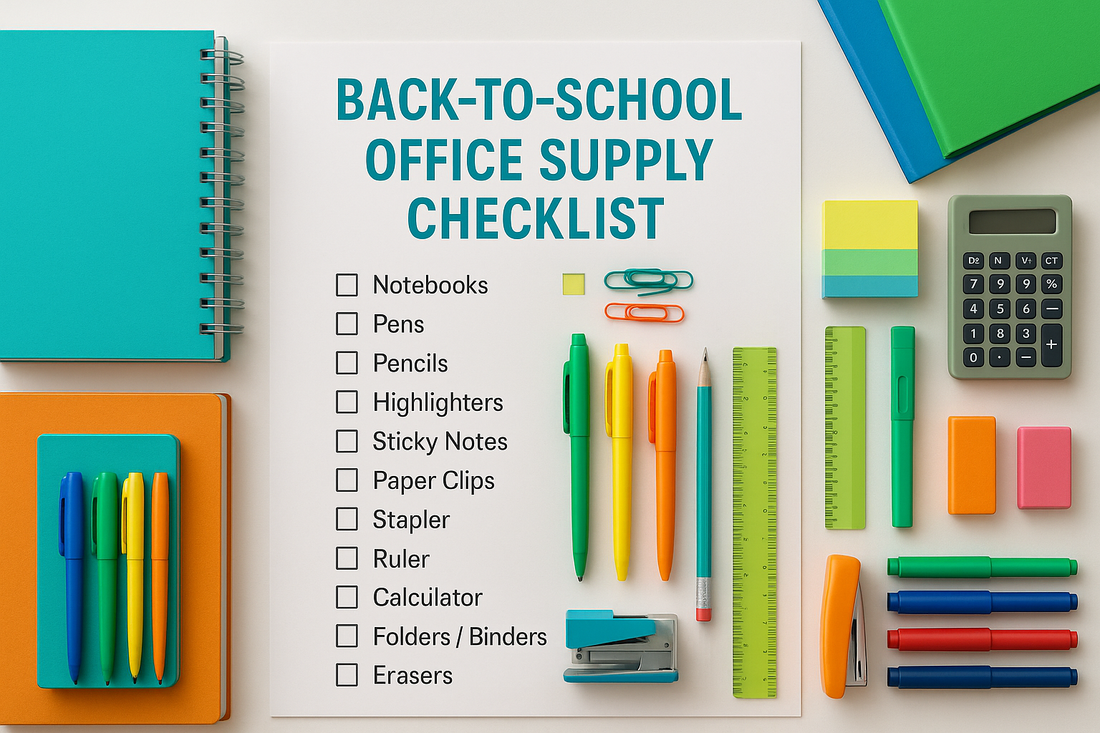 Back-to-School Office Supply Checklist for Teachers & Students