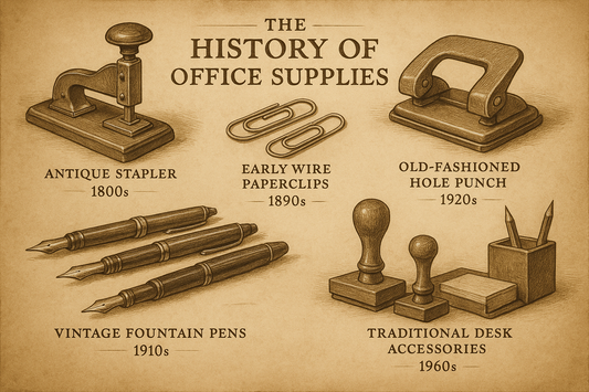 The History of Iconic Office Supplies (Stapler, Paperclip, etc.)