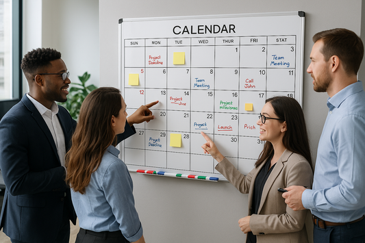 Why Every Office Needs a Whiteboard Calendar
