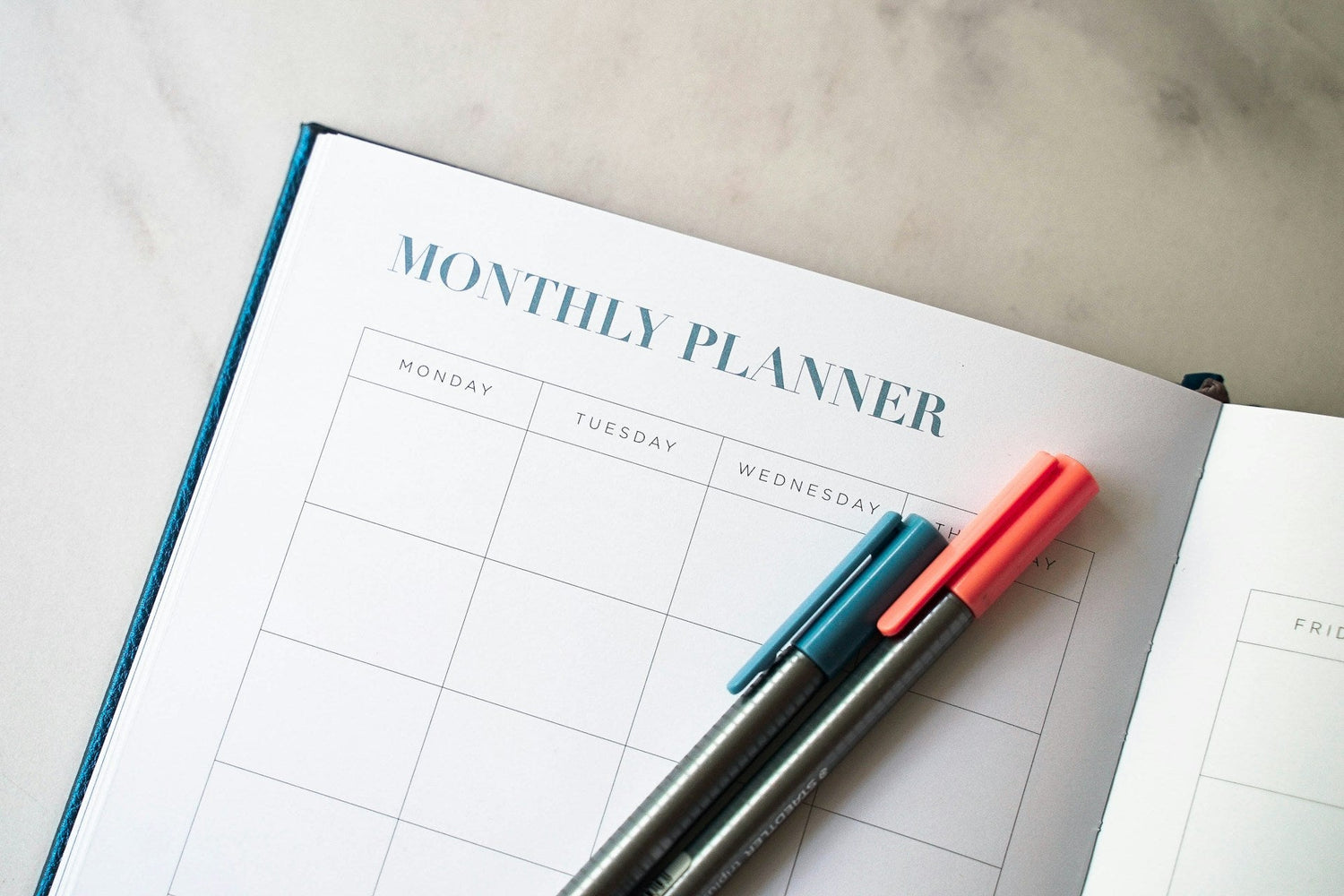 Premium-hardcover-planner-for-daily-scheduling-and-organization