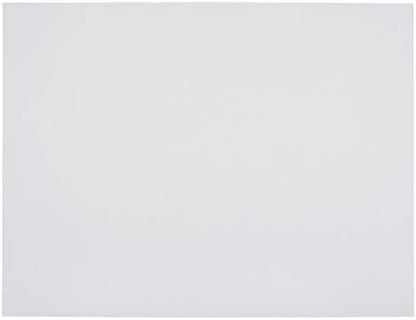 School Smart Railroad Boards, 22 x 28 Inches, 6-Ply, White, Pack of 25 - 1485742