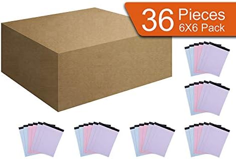 Mintra Office Legal Pads, ((xBasic, 8.5in x 11in, Wide (Pastel), 36pk (6-6pks)), Wide Ruled, 50 Sheets per Notepad, Micro perforated Writing Pad, Notebook Paper for School, College, Office, Work