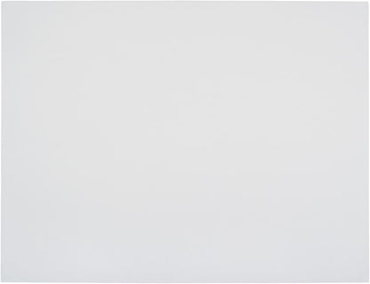 School Smart Railroad Board, 22 x 28 Inches, 4-Ply, White, Pack of 25