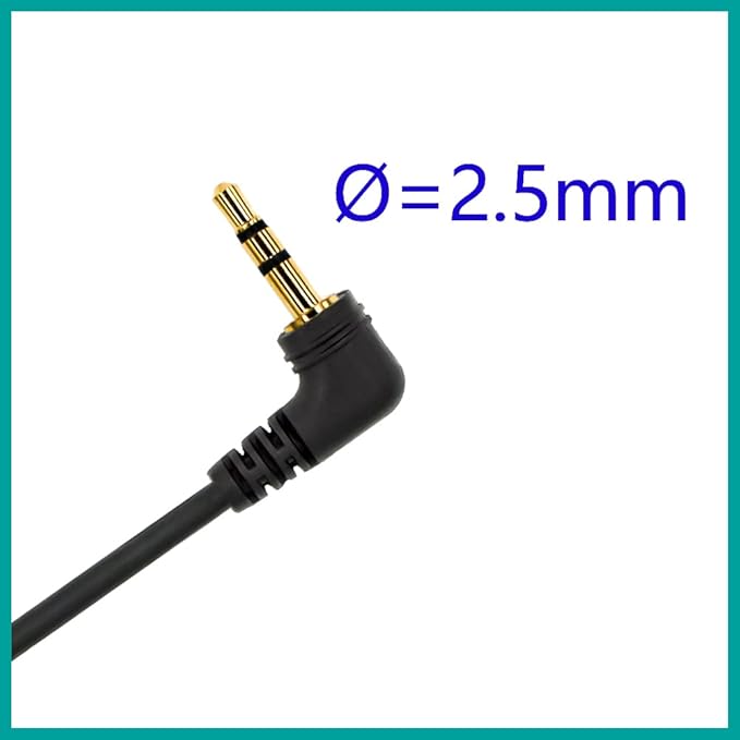 DailyHeadset 2.5 mm Jack Phone Headset On Ear Headphones Hands Free for Cordless Landline Telephones