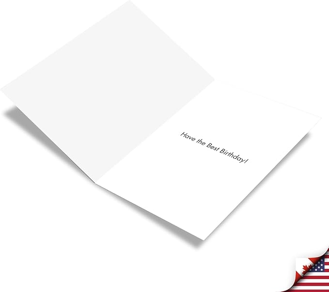 NobleWorks - 1 Funny Men's Birthday Card - Hilarious Bday Greeting Card with Envelope, Sassy Celebration - Best Husband Ever C7354BDG