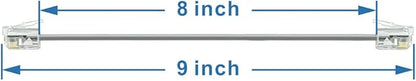 NECABLES 2Pack 8 Inch Short Telephone Cord Phone Cable Wall Phone Cord for Landline RJ11 6P4C Male to Male