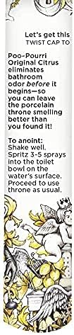 Poo-Pourri Before-You-Go Toilet Spray, Original Citrus, Travel Size 10 mL - Lemon, Bergamot and Lemongrass