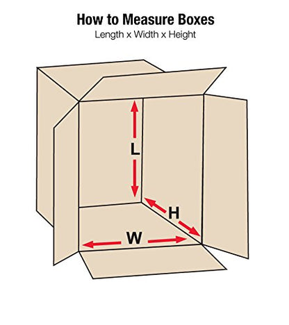 Aviditi 877 Corrugated Cardboard Box, 8" L x 7" W x 7" H, Kraft, for Shipping, Packing and Moving (Pack of 25)