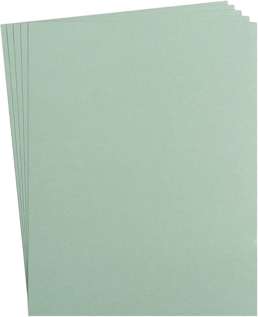 30 sheets Cardstock Paper 8 1/2 x 11 Inches for Crafts and Invitations (Sage Green)
