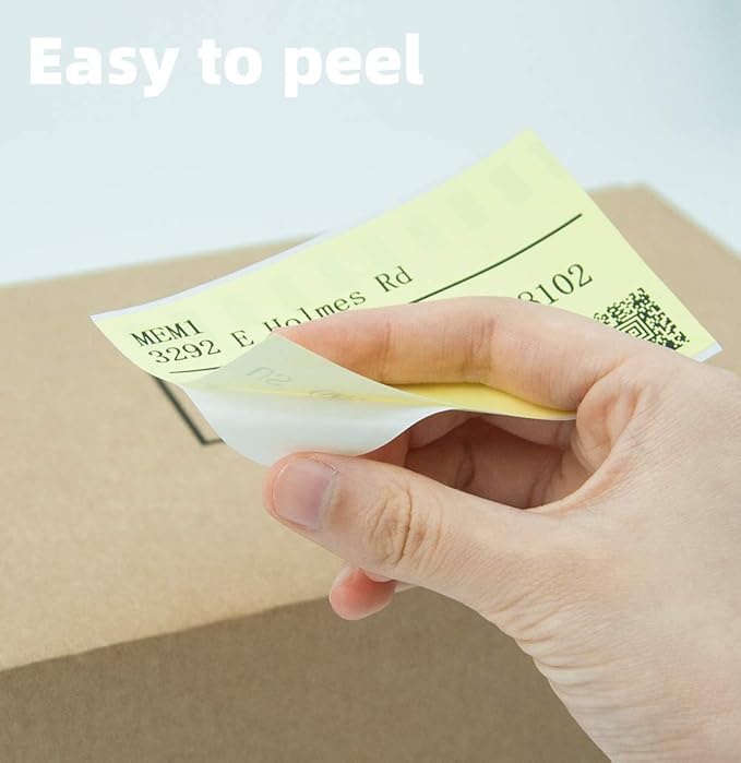 Label Orison Compatible DK-2205 Yellow Continuous Paper Tape Labels DK22205 62mm x 30.48m(2-4/9"x100') for QL-820NWB QL-710W,6Roll Non-Detachable Cartridge