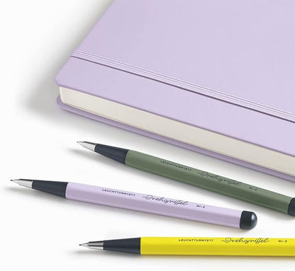 LEUCHTTURM1917 - Drehgriffel Mechanical Pencil - Refillable Writing Stylus with 0.7 mm HB Graphite Lead (Lilac)