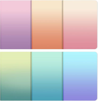 Ddaowanx 48 Pack A5 Colorful Notebooks, 6 Cute Colors Journals for Writing, 72 Pages, 8.3x5.5 Inch, with Lined Paper Travel Writing Notebooks Journal Gifts for Students(Lined-48pack, Gradient)