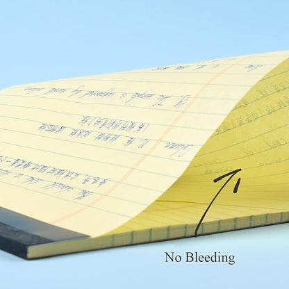 KAISA Legal Pad 14" Writing Pads, Wide Ruled 8.5"x14" Legal Pad 50sheets/Pad Perforated Recycled Paper Pads, White12pad, KSU-6641
