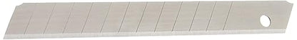Amazon Basics 9mm (13 Point), Carbon Steel Snap Off Blades, 100 pack, Silver