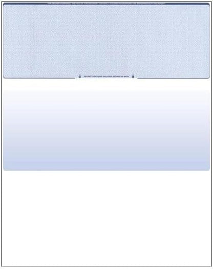 Compuchecks Top Blank Check Paper - 2500 Pack, Quick-Books & Laser Printer Compatible - Security Business Checks with Voucher - 8.5" x 11" Blue Diamond